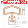 Уплотнители для деревянных дверей Trelleborg L3001