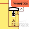 Дверные уплотнители Trelleborg L3001