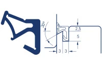 уплотнитель для деревянных окон Deventer SV 33