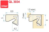 Уплотнитель для окон Schlegel Q-Lon 3034