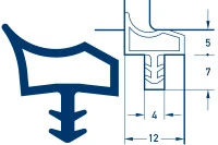 дверной уплотнитель Deventer M 3967