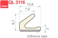уплотнитель Schlegel Q-Lon 3116