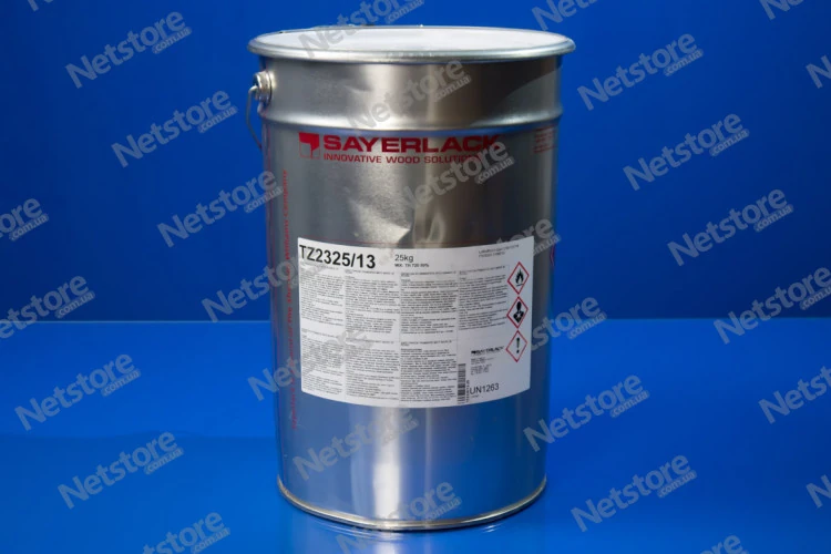 белая полиуретановая эмаль SAYERLACK TZ2325/13, 25 кг.