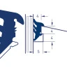 уплотнитель для сухого остекления DEVENTER SV 3 D