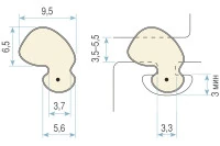 yплотнитель Schlegel Q-Lon 9646 для ПВХ окон, дверей 