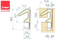 уплотнитель Schlegel QL 3104