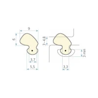 yплотнитель Schlegel Q-Lon 5570, для окон и дверей ПВХ