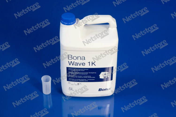 паркетний водний лак BONA WAVE 1K, 5 літрів