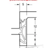 уплотнитель для деревянных окон, дверей Deventer SV 12