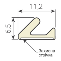 Самоклейний ущільнювач для вікон і дверей Schlegel Q-Lon 3117