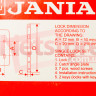 Замок Jania Z082-72/50WC (Яния)