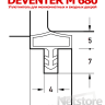 Deventer M 680, уплотнители девентер м 680