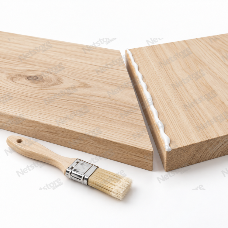 Woodmax WR 13.50M - иллюстрация склеивания древесины, не фото заводской упаковки