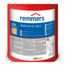Этикетка восковой лазури Remmers Wohnraum-Lasur на таре 20 л