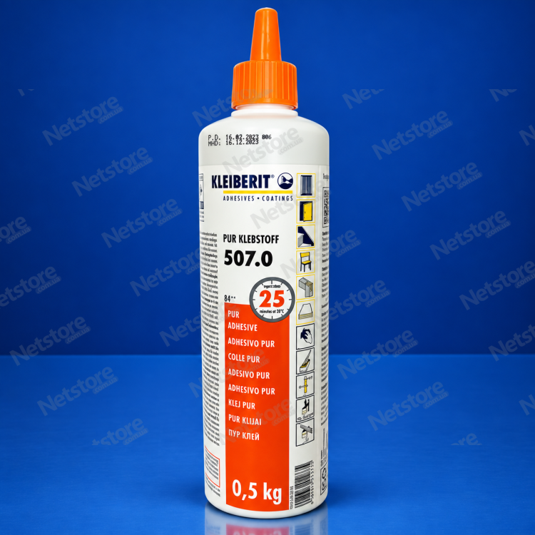 Полиуретановый клей Kleiberit PUR 507.0, заводская упаковка 0,5 кг
