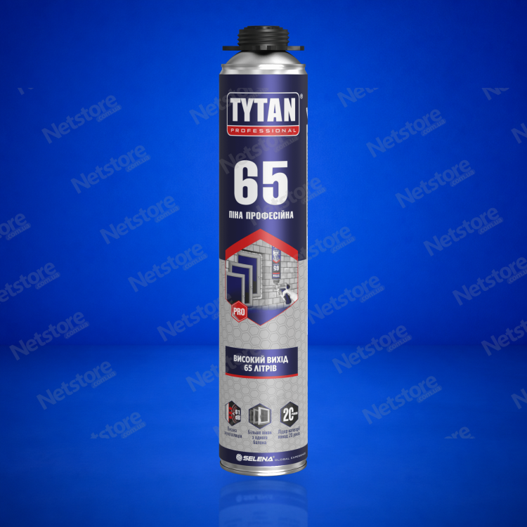 Монтажная пена TYTAN Professional 65, баллон 750 мл