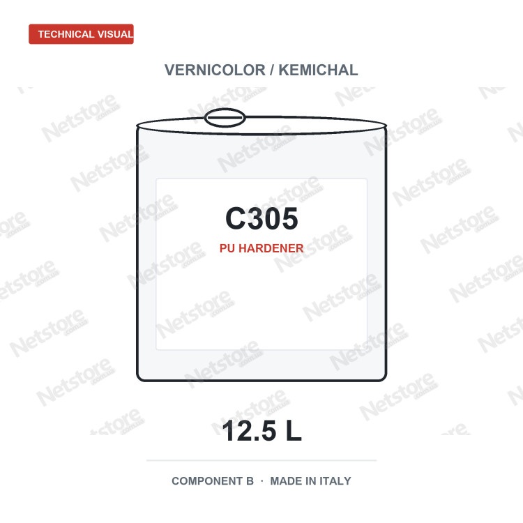 Полиуретановый отвердитель Vernicolor C305 (CV305), заводская тара 12,5 л